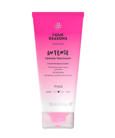 Four Reasons Color Mask Intense Pink – intensyvi rožinė plaukų tonavimo kaukė, 200 ml