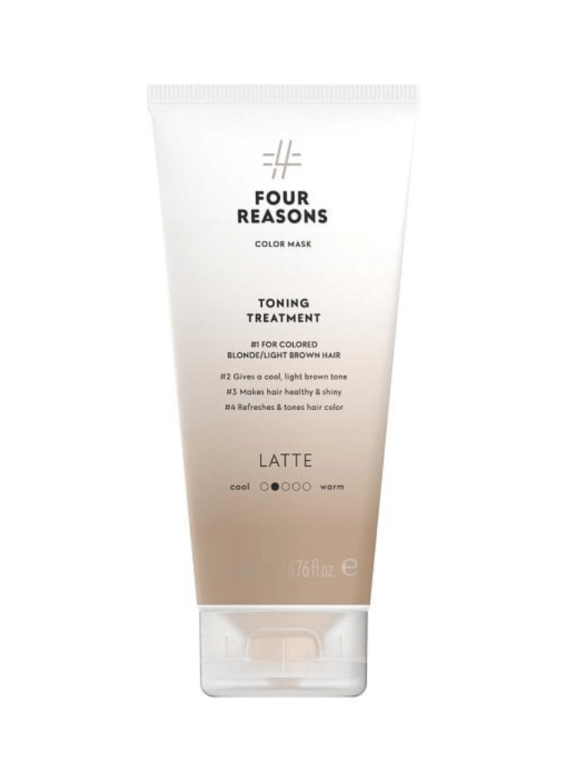 Four Reasons Latte tonizuojanti spalvinė plaukų kaukė šviesiems ir šviesiai rudiems plaukams