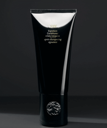 ORIBE Signature Conditioner – prabangus kasdienio naudojimo plaukų kondicionierius juodoje pakuotėje
